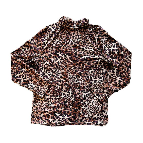 Adore Me Cheetah Print Shirt & Pants Pajama Set Womens Size S - Picture 7 of 11